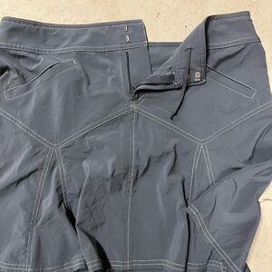 Athleta Charcoal Skirt with Subtle Stitching